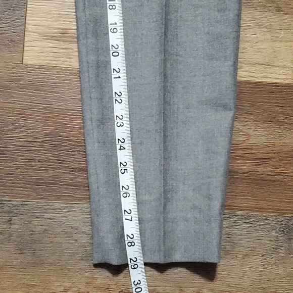 Carolina Herrera grey soft light wool dress pants trousers NWT - Picture 2 of 8